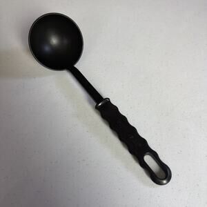 Farberware Black LADLE Nylon Plastic Easy Prep Dishwasher safe soup 13"